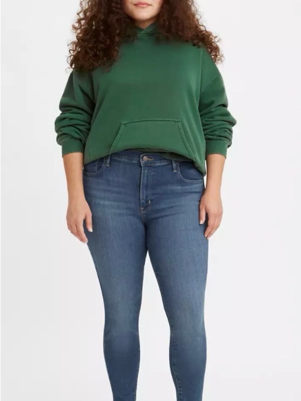 Levi's 720 High Rise Super Skinny Jeans - Dark Blue